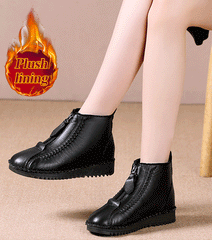 【35-42】🔥Женски зимски чизми со меки ѓонови и патент, стилски и удобни.