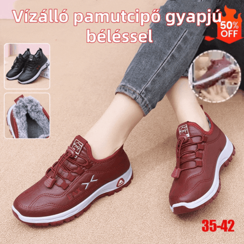 🔥💖【35-42】Рачно изработени женски зимски чизми од вистинска кожа - кадифеен стил, нелизгав ѓон, максимална топлина