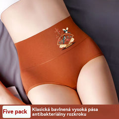 💖Последен ден за 50% попуст - 【пакување од 6】Панталони со висок струк за подигнување на задникот, премиум памучна ткаенина✨️ (40-100 кг)