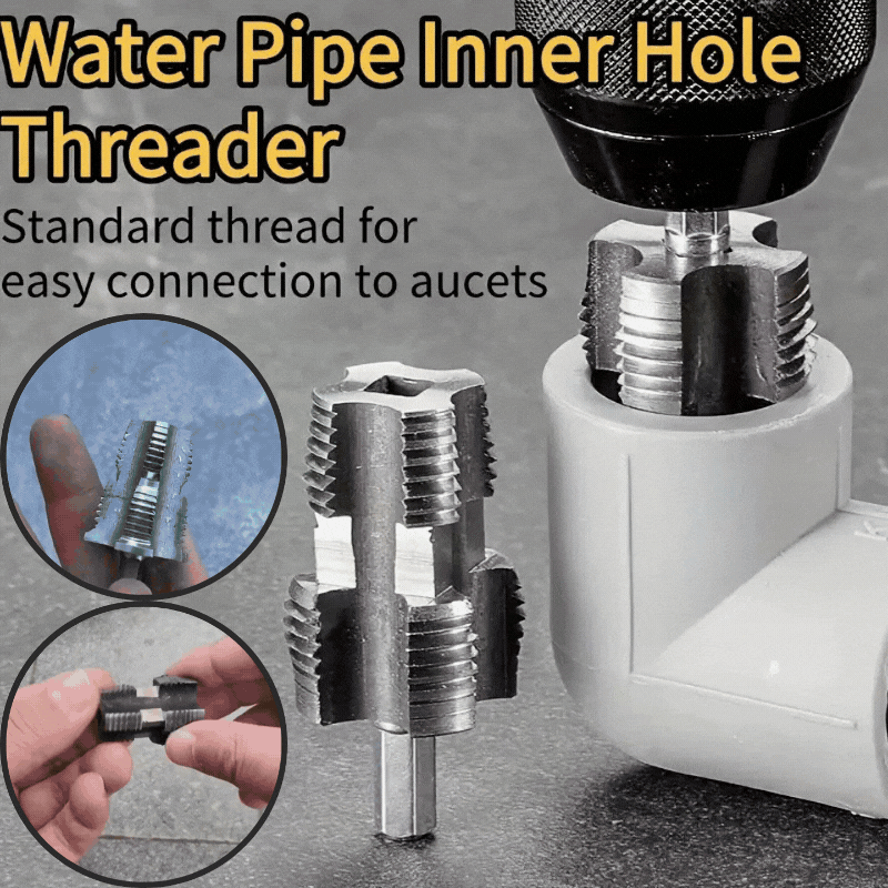 🛠️【Комплет алатки за отворање на внатрешни и надворешни навои】Се користи за 4- и 6-слојни пластични PPR PVC цевки за вода