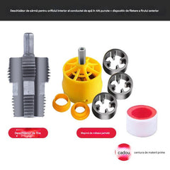 🛠️【Комплет алатки за отворање на внатрешни и надворешни навои】Се користи за 4- и 6-слојни пластични PPR PVC цевки за вода