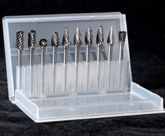 🔩【Пакување од 10】Премиум сет ротирачки сечила од карбид со волфрам